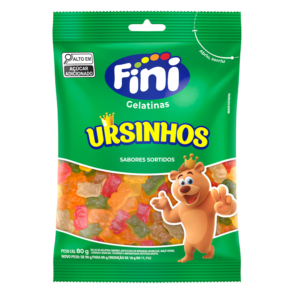 Bala Fini Ursinhos 80g