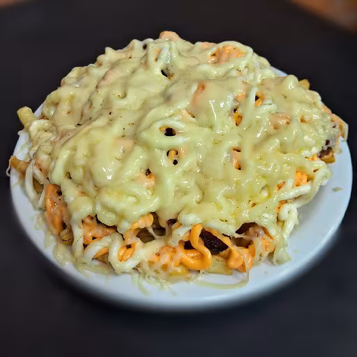 Batata, Muçarela, Cheddar, Bacon e Catupiry