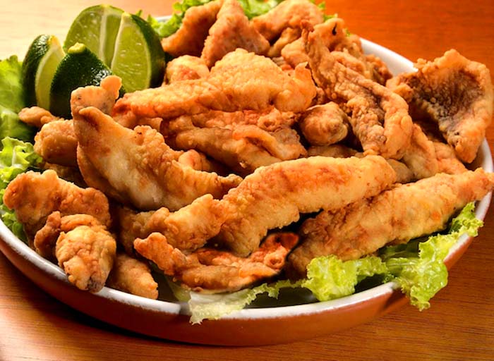 Isca de Tilapia Empanada.