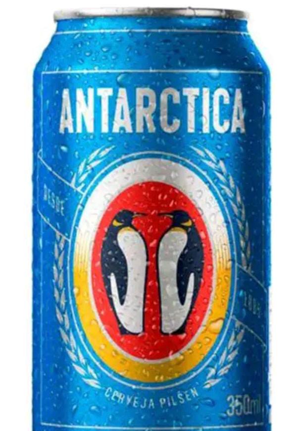 Cerveja lata antártica 350 ml