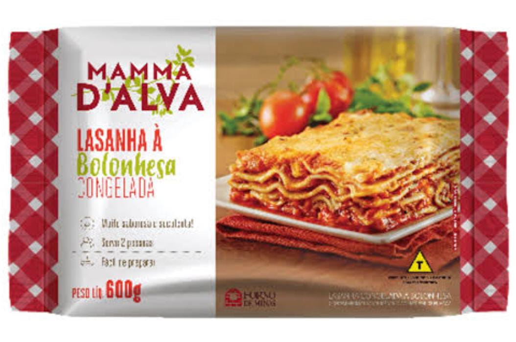 Lasanha caseira congelada