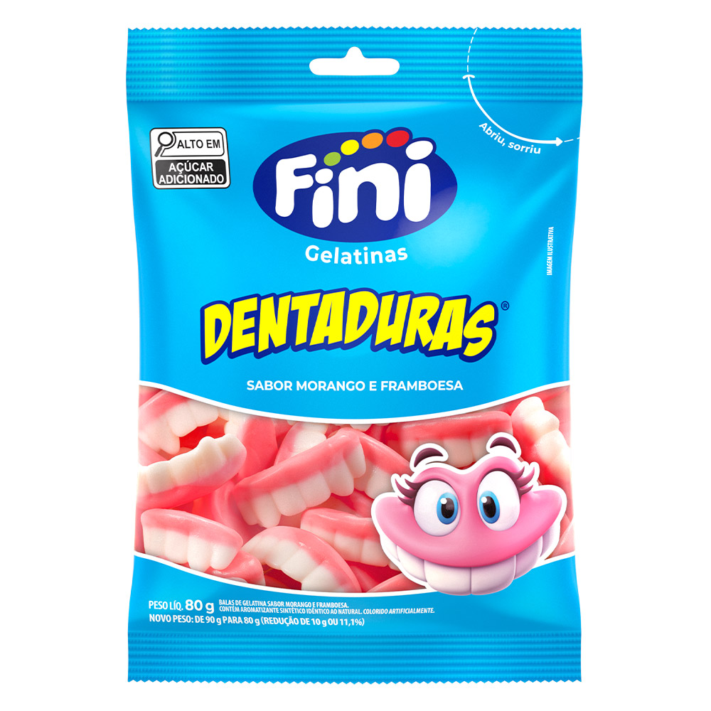 Bala Fini Dentadura 80g
